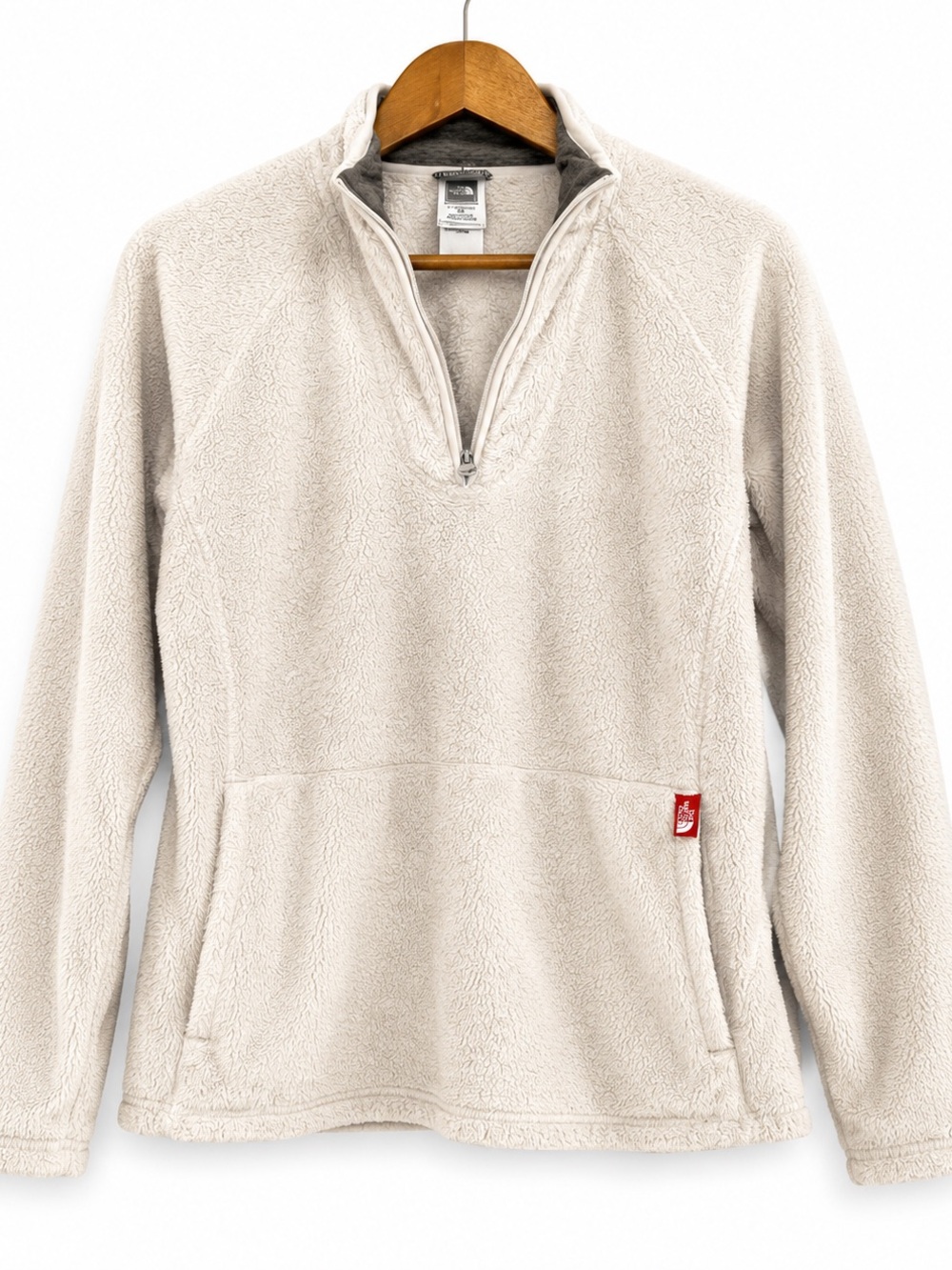 The North Face Women's Osito 1/4 Zip Fleece Pullover Comfy Teddy Jacket Medium